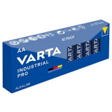 Set 10 Baterii Alcaline Lr06 Aa Industrial Pro Varta, Oem