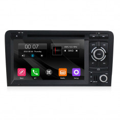 Navigatie Auto Multimedia cu GPS Audi A3 S3 (2002 - 2013), Android 10, 2GB RAM +16GB ROM, Internet, 4G, Aplicatii, Waze, Wi-Fi, USB, Bluetooth, Mirror