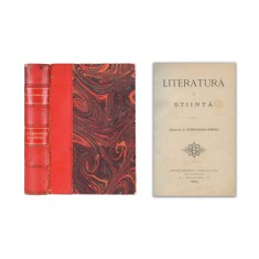 C. Dobrogeanu-Gherea, Literatură și știință, 1893