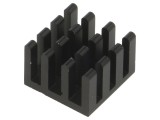 Radiator Extrudat Negru 15x15x10mm Aluminiu