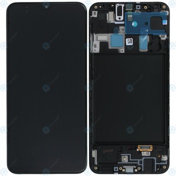 Samsung Galaxy A20 (SM-A205F) Modul de afișare LCD + Digitizer negru GH82-19572A GH82-19571A foto
