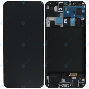 Samsung Galaxy A20 (SM-A205F) Modul de afișare LCD + Digitizer negru GH82-19572A GH82-19571A foto