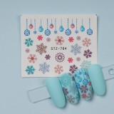 Cumpara ieftin Tatuaj Unghii LUXORISE Snowflake Dance, STZ-784