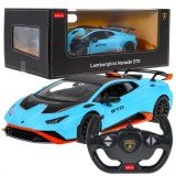 MASINA CU TELECOMANDA LAMBORGHINI HURACAN STO ALBASTRU SCARA 1 LA 14, Rastar 1:14