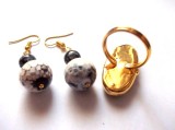 Set inel si cercei cu agate 47831