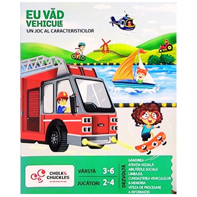Joc de logica - Eu vad - Vehicule PlayLearn Toys foto