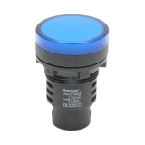 Indicator LED albastru 24V AC/DC 30 mm pentru panou, Breckner Germany