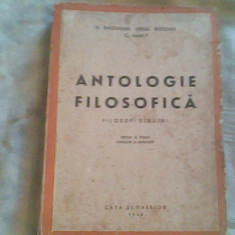 Antologie filozofica-filozofi straini-N.Bagdasar,Virgil Bogdan,C.Narly