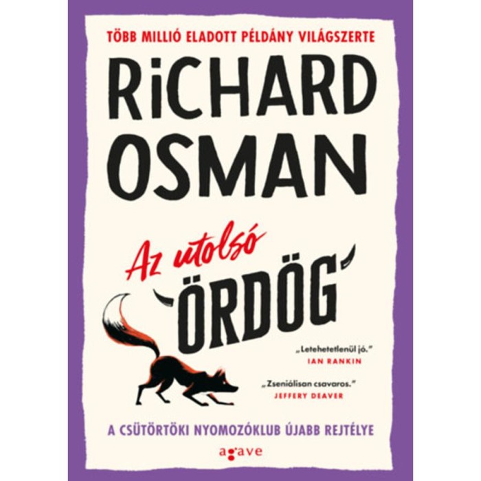 Az utols&oacute; &ouml;rd&ouml;g - puhat&aacute;bl&aacute;s - Richard Osman