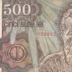 M1 - Bancnota Romania - 500 lei - emisiune ianuarie 1991