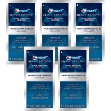 Benzi pentru albirea dinților Crest 3D Whitestrips Professional Effects Advanced, 10% peroxid de hidrogen, 5 plicuri (10 benzi)