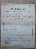 Cumpara ieftin Lot certificat chitanta veche document acte anii 1900 sec 19 Germania