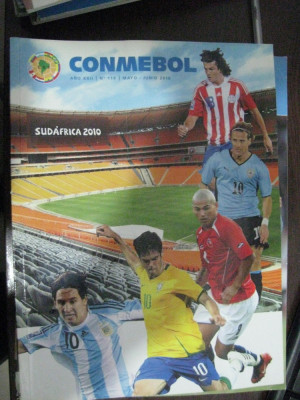 Revista fotbal-CONMEBOL (Confederatia Sudamericana de fotbal) - 2010 foto