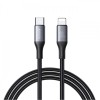 Cablu Date si Incarcare USB-C - Lightning Joyroom S-A28 Flash, 30W, 1m, Negru, Apple