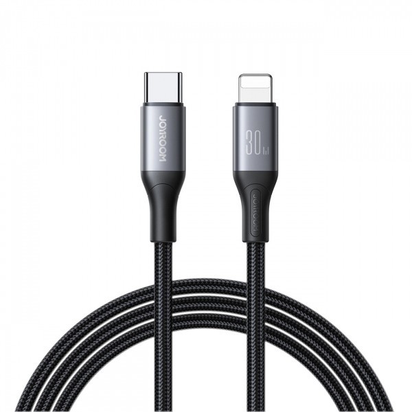Cablu Date si Incarcare USB-C - Lightning Joyroom S-A28 Flash, 30W, 1m, Negru