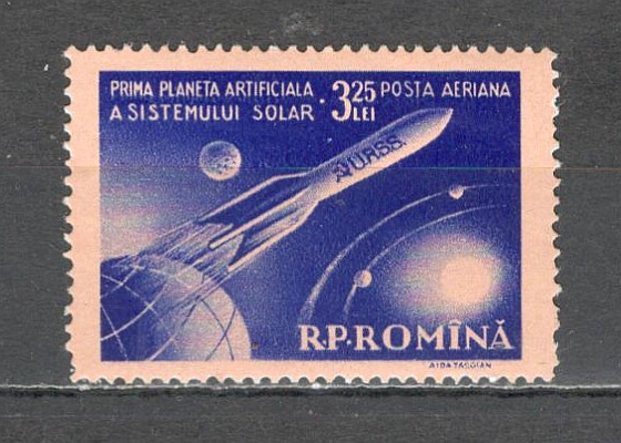 Romania.1959 Posta aeriana-Satelit ZR.163