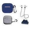 Set extins 5 in 1 marca THD pentru protectia castilor Apple Airpods 3, culoarea albastru inchis