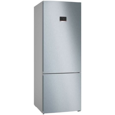 Combina frigorifica Bosch KGN56XLEB, 508 l, NoFrost, PerfectFit, Iluminare LED, Clasa E, H 193 cm, Inox foto