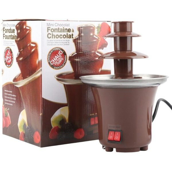 Mini fantana de ciocolata cu 3 nivele Fondue, 65W