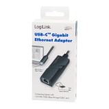 ADAPTOR RETEA LOGILINK , extern, USB 3.2 Gen1 USB-C, port RJ-45, 1000 Mbps, &amp;quot;UA0238A&amp;quot; (timbru verde 0.18 lei)
