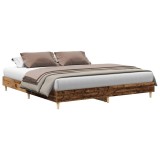 Cumpara ieftin Cadru de pat fara saltea Lemn vechi 160x200cm Lemn prelucrat