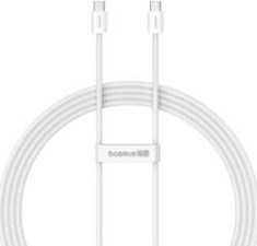 CABLU alimentare si date Baseus Superior, Fast Charging Data Cable pt. smartphone, USB Type-C la USB Type-C 100W, 1m, alb &quot;P10365200211-03&quot; (timbru ve