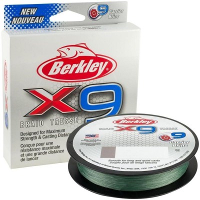 Fir Textil Berkley X9 Braid, Low Vis Green, 0.35mm, 36.3kg, 150m foto