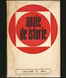 ANALE DE ISTORIE - ANUL XXIII, NR. 1 / 1977