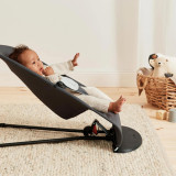 Balansoar BabyBjorn Balance Dark Gray cu detalii Gray