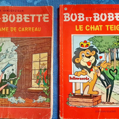 D492-2 Reviste Bob et Bobette benzi colorate uzate. Marimi: 26/ 20 cm.