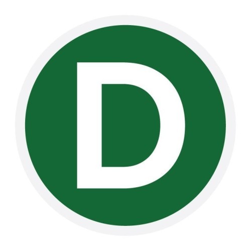 Autocolant Camioane Litera D ( DESEURI ) Automotive TrustedCars