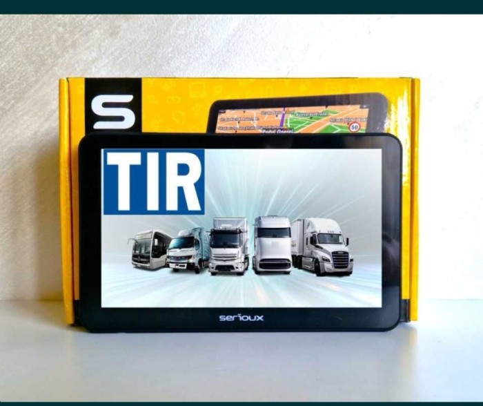 Navigatie GPS SERIOUX 5&quot;Navigatie GPS iGO PRIMO Gps TIR GPS Camion Full Europa 2025
