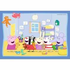 Puzzle Peppa Pig, 2X12 Piese foto