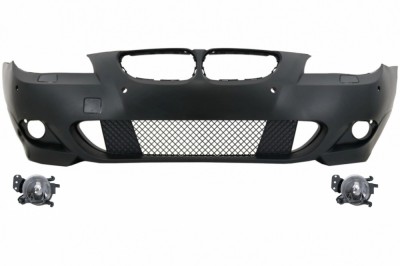 Bara Fata cu Proiectoare Ceata BMW Seria 5 E60 E61 (2003-2007) M-Technik Design Performance AutoTuning foto