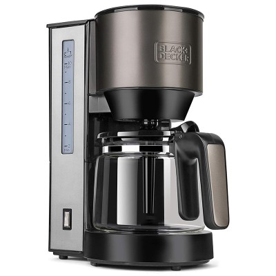 Cafetiera Black Decker, 1250 ml, 870 W, 12 cesti, functie reincalzire foto