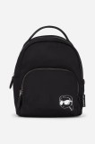 Karl Lagerfeld rucsac femei, culoarea negru, mic, neted, A2W30180