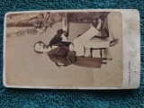 fotografie de epoca ,celebru atelier fotografic si de pictura BERNARD BRAND SI JOSEF EDER -JASSI .Distins domn .Anii 1880.