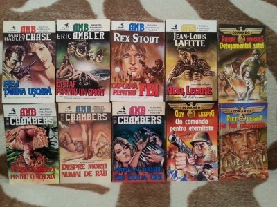 POLITISTE COMANDO CARTI (10 VOL) foto