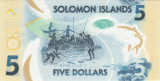 Bancnota Insulele Solomon, 5 Dolari 2019, polimer, UNC