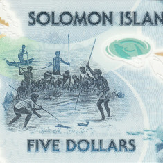 Bancnota Insulele Solomon, 5 Dolari 2019, polimer, UNC