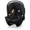 Scaun auto Lionelo Moxie i-Size 40-87 cm, R129: Tetiera reglabila, Spuma memorie, Carcasa ventilata, Bambus, Negru