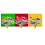 Jucarie circuit pentru copii, flippy, broscuta pe monociclu, galben