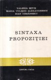 Valeria Botis, Maria Vulisici Alexandrescu, Ioan Comanescu - Sintaxa propozitiei