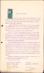 HST A1117 Contract de &icirc;mprumut 1928 Elena Barițiu Cluj