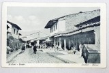 SCUTARI - BAZAR , FOTOGRAFIE TIP CARTE POSTALA de C . TAUBER , MONOCROMA , NECIRCULATA , INCEPUT DE SECOL XX