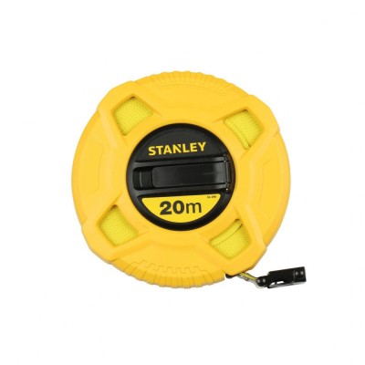 Stanley 0-34-296, ruleta inchisa cu banda de fibra de sticla, 20m, blister foto