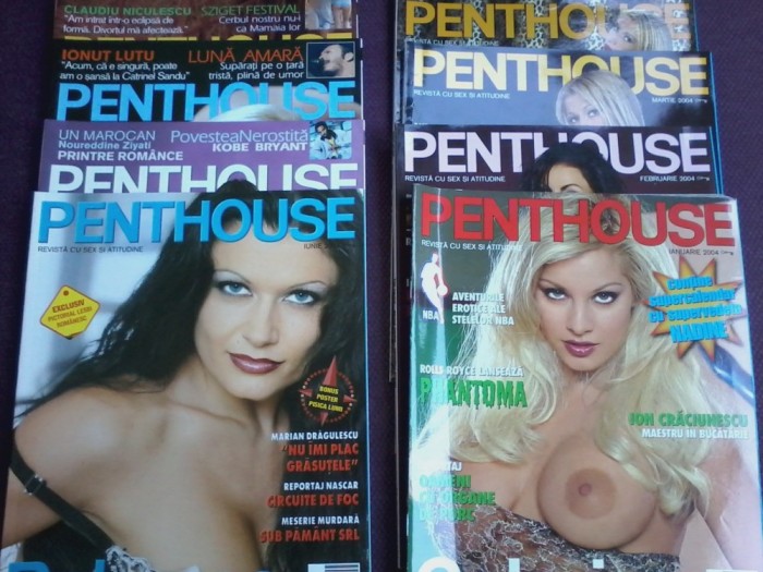 Penthouse 2004 (set 8 reviste)