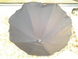 Umbrela Carucior Copii Universala, Protectie UV, Impermeabila, Negru - Compatibila cu Toate Modelele