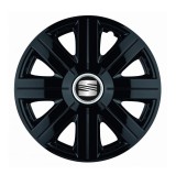 Cumpara ieftin Set 4 Capace Roti Autohelix MSA&reg;, potrivite jantelor de R14, pentru Seat, model Cosmos Negru