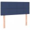 Tablie de pat, albastru, 100x5x78/88 cm, textil